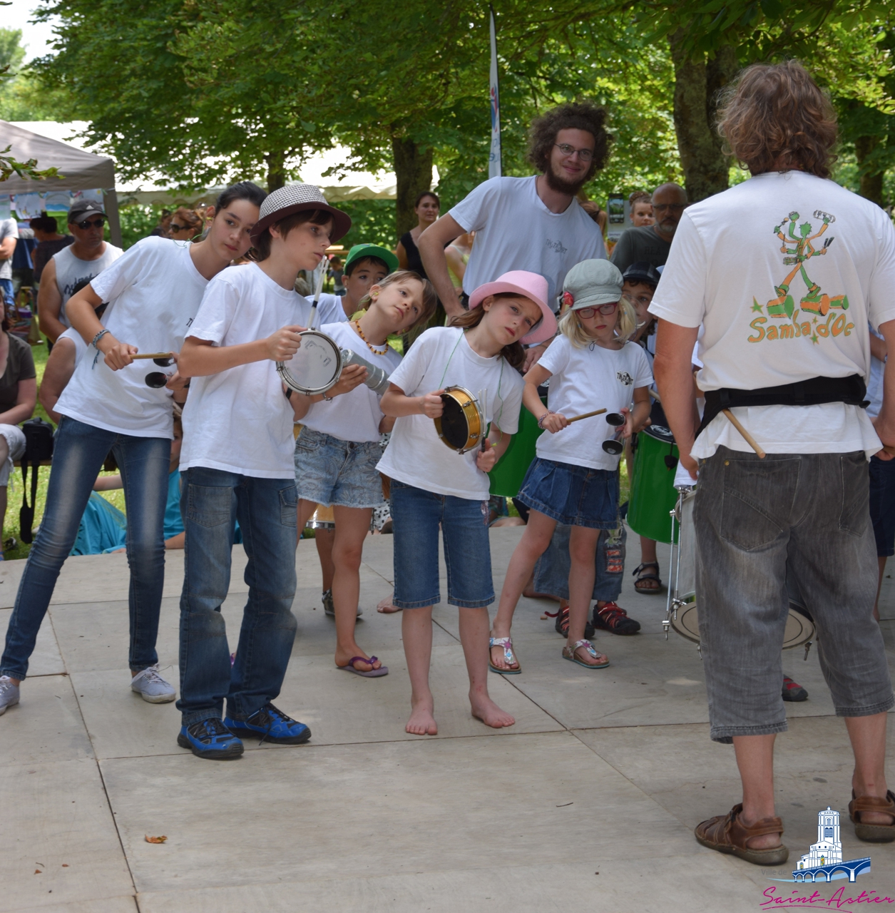 Les Pitchö Samba à la fête de la Musique des Mômes de Saint-Astier