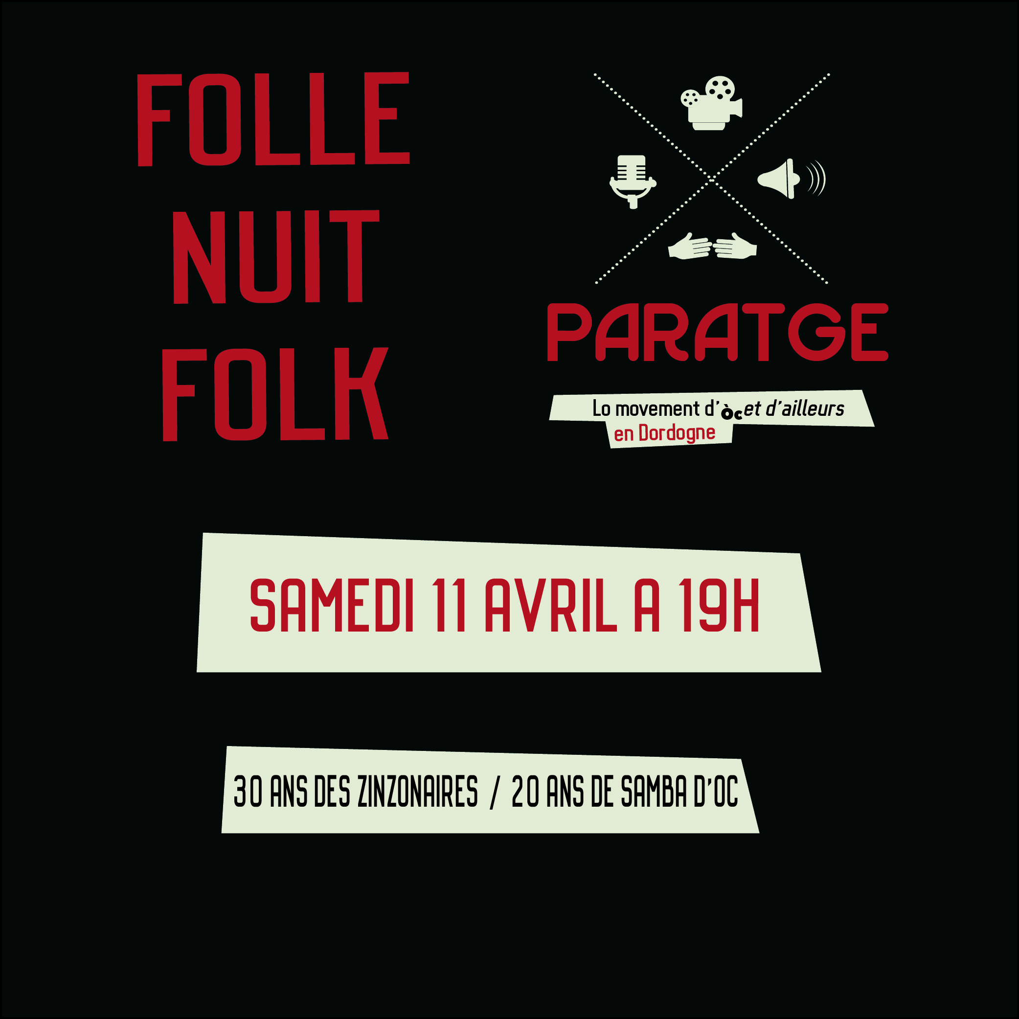 ANNULE / Folle Nuit Folk – 11 avril