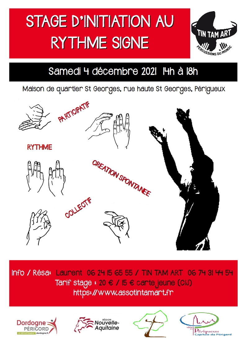 4 décembre : stage d’initiation au rythme signé