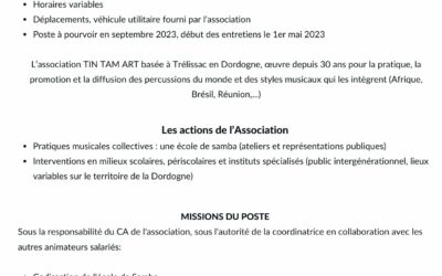 Offre d’Emploi